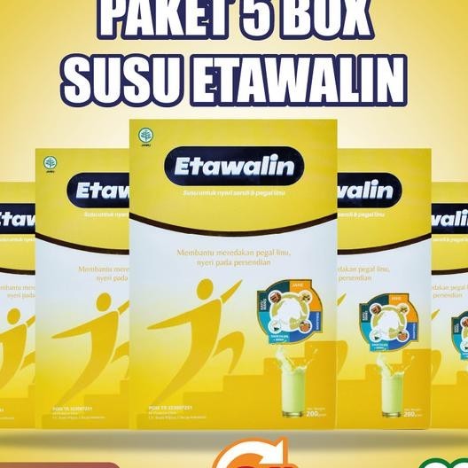 

Etawalin Susu Kambing Atasi Nyeri Sendi Dan Asam Urat 5 Box