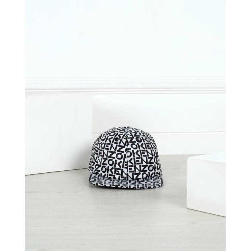 Topi Pria Kenzo Cap Monogram Off White Unisex And All Size Original