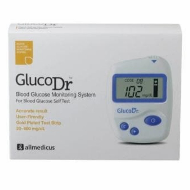 Gluco Dr Alat Tes gula Darah Glucosa Gluco dr/Alat cek darah