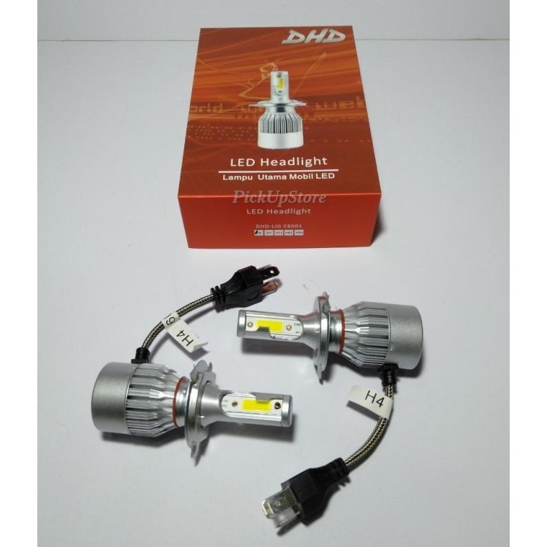 Led Headlight Lampu Utama Mobil Dhd H4