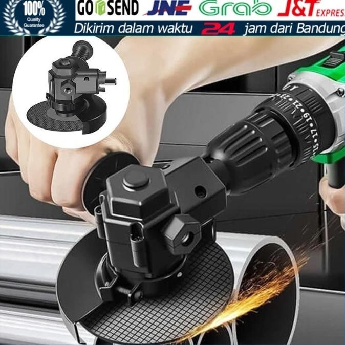 #####] Konverter Gerinda Tangan Sudut Portabel Bor Listrik Multifungsi Ke Gergaji Listrik Melingkar 
