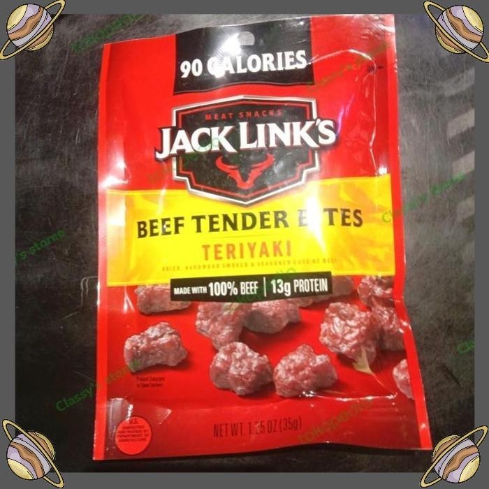 

[CLS] JACK LINKS BEEF TENDER BITES TERIYAKI/MEAT SNACK 35 GR