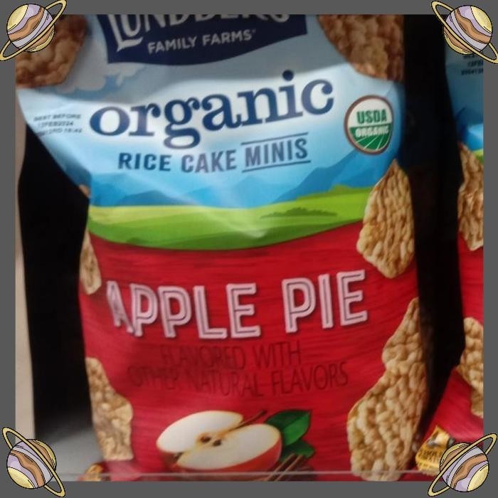 

[CLS] LUNDBERG ORGANIC RICE CAKE MINIS APPLE PIE 142 GR/CEMILAN INSTANT