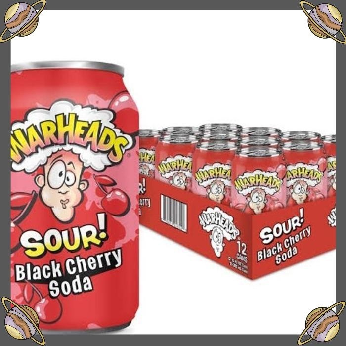 

[CLS] WARHEADS SOUR BLACK CHERRY SODA 355 ML X 12 KALENG/MINUMAN SODA