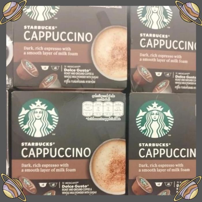 

[CLS] DOLCE GUSTO STARBUCKS CAPPUCCINO 120 GR/KOPI