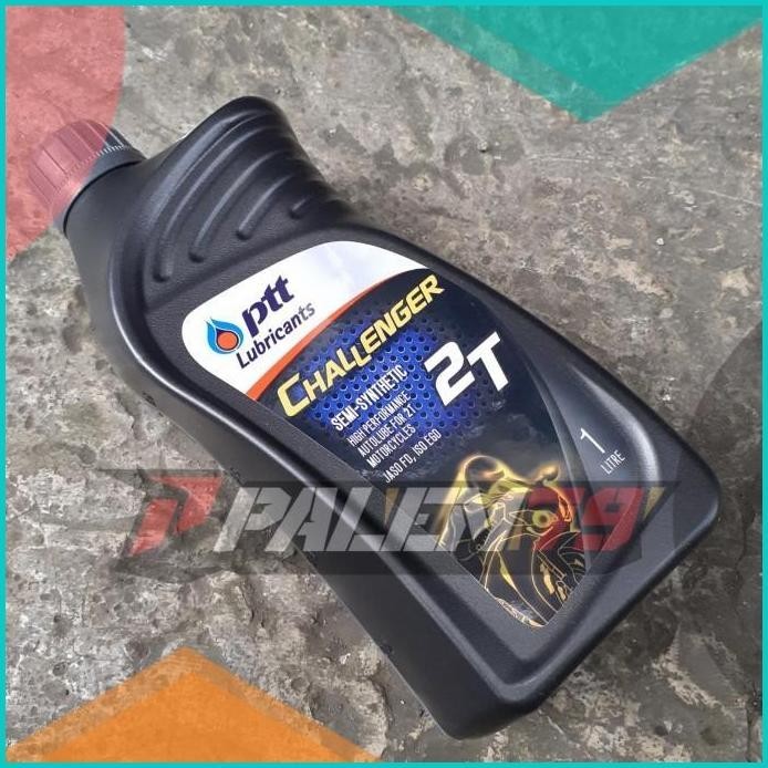 Oli Samping 2Tak PTT Lubricants Challenger 1Liter 2 Tak Oil Ninja TS 8