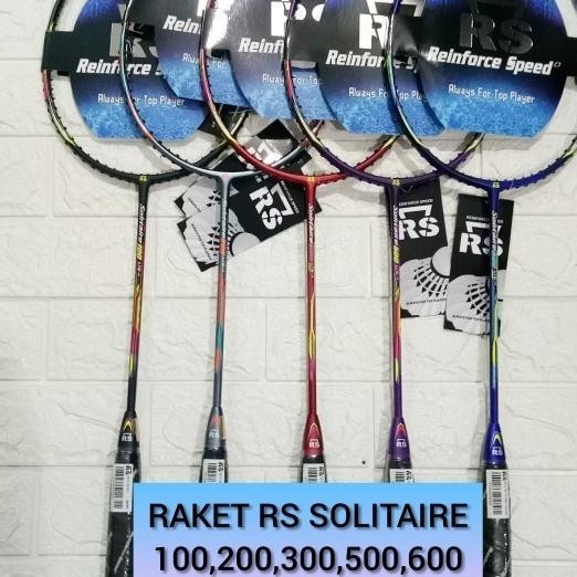Raket Badnton Rs Solitaire 100,200,300,500,600