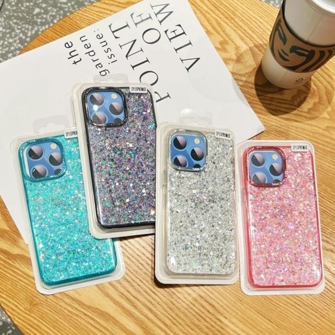 Case Glitter Iphone 13 Pro Max / 14 Pro Max Baru