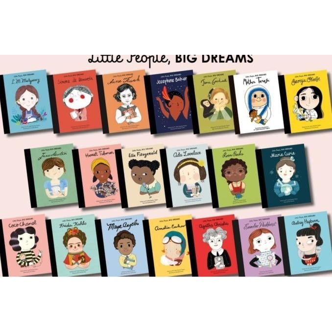 

Little People Big Dream Book Hardcover Buku tokoh untuk anak CS81