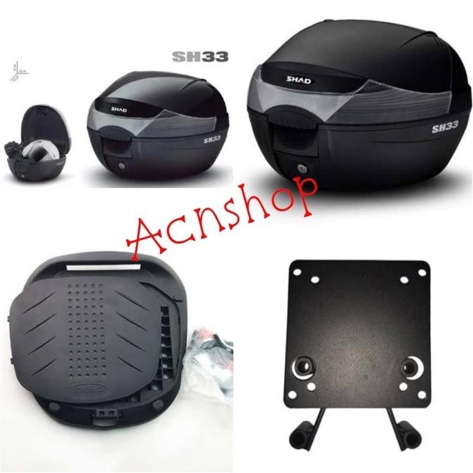 Paketan Box Shad Sh33 Dan Breket Box Pcx Merk Mhr