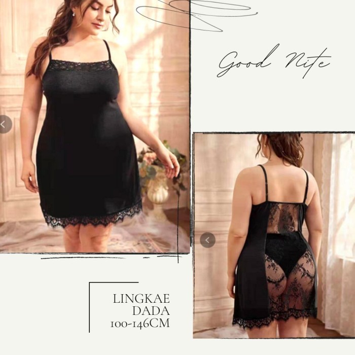 TERMURAH baju tidur sexy jumbo / lingerie sexy jumbo /lingerie berkualitas 3299