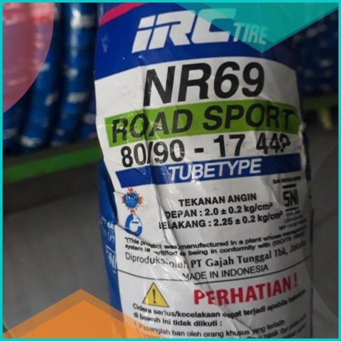 BAN LUAR IRC 80 90 17 NR69 NR 69 ORI IRC 8JVLZ4 perkakas