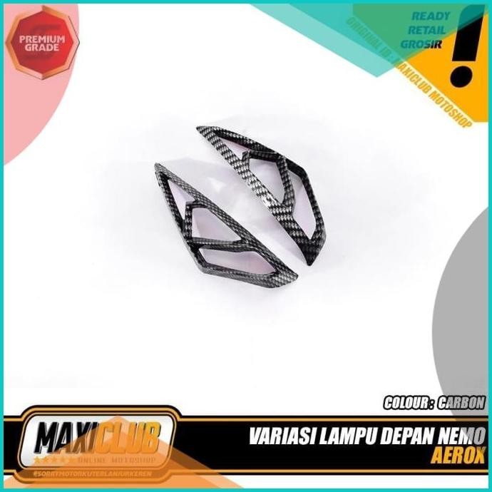 VARIASI AEROX 155 Tutup Lampu Rem Variasi Lampu Depan AEROX 155 NEMO 8