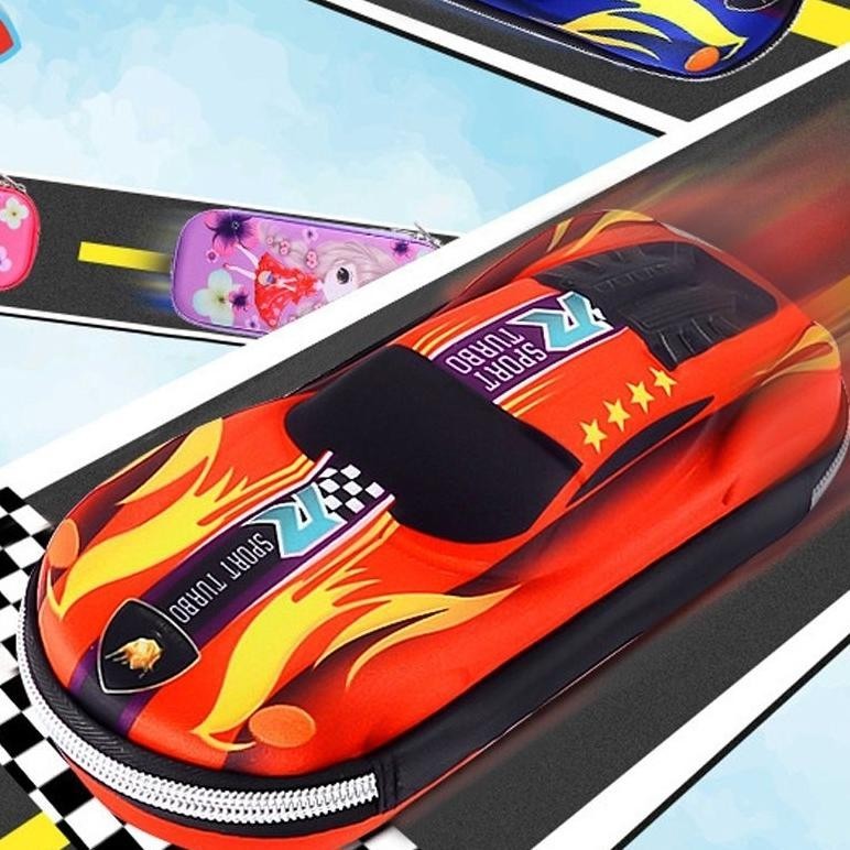 

Re27 Cnc Kids - Tempat Pensil Kotak Pensil Pencil Case Tk Sd Bahan Eva 3D Mobil Car Cod