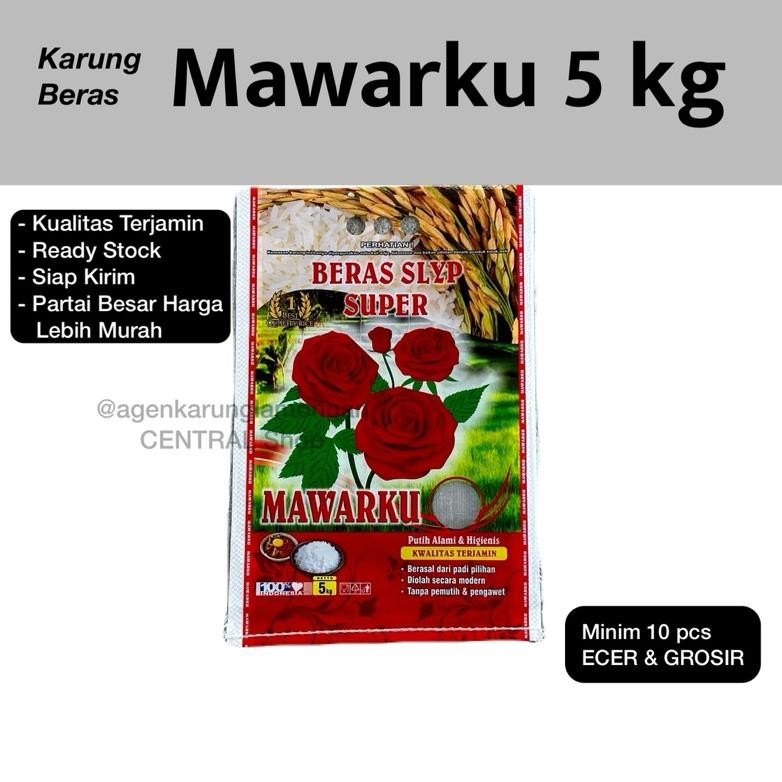 

Karung Beras 5 kg Cap Mawarku