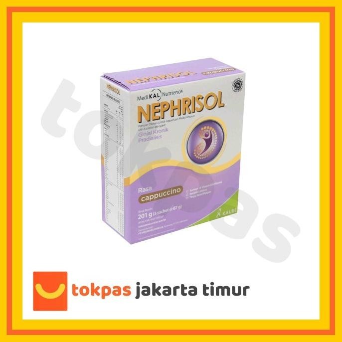 

Nephrisol Vanila/Cappucino 201 gram - Pasien Ginjal Pradialisis