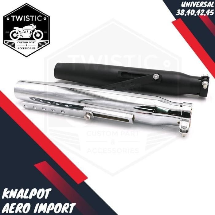 Knalpot Muffler Custom Aero Motor W175 Benelli Xsr 155 Harley