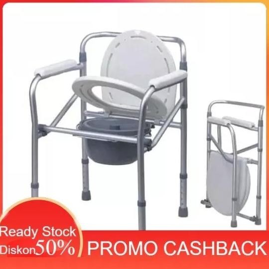 Toilet Portable Pispot Duduk Lansia Kokoh