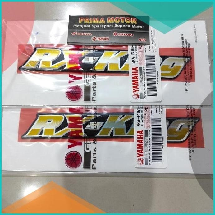 EMBLEM TANGKI RX KING 2006 HIJAU EMBLEM DOP AKI 2006 HIJAU RX KING ORI