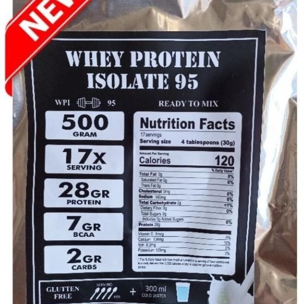 WPI95 Whey Protein Isolate 95 debm keto mayo deficit susu protein JAM23