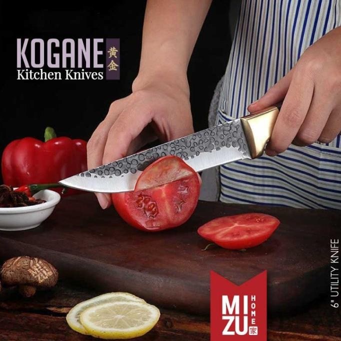 Mizu Kogane Kitchen Boning Knife Utility Knife Pisau Dapur Stenlis