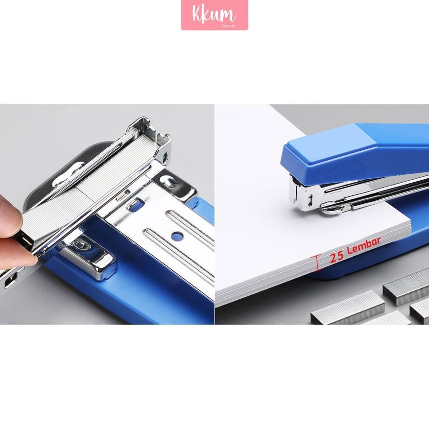 

Big Sale Triple Stapler Stepler Rotatable/ Staples Meja Putar 3 Arah Besar/ Staples Kantor Garansi