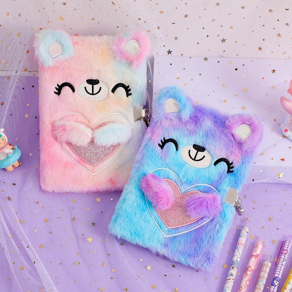 

Promo Buku Diary Gembok Bear Love Buku Tulis Harian Diary Bulu Original Buku Karakter Gembok Agenda Rahasia Kado Ultah Anak Perempuan Garansi