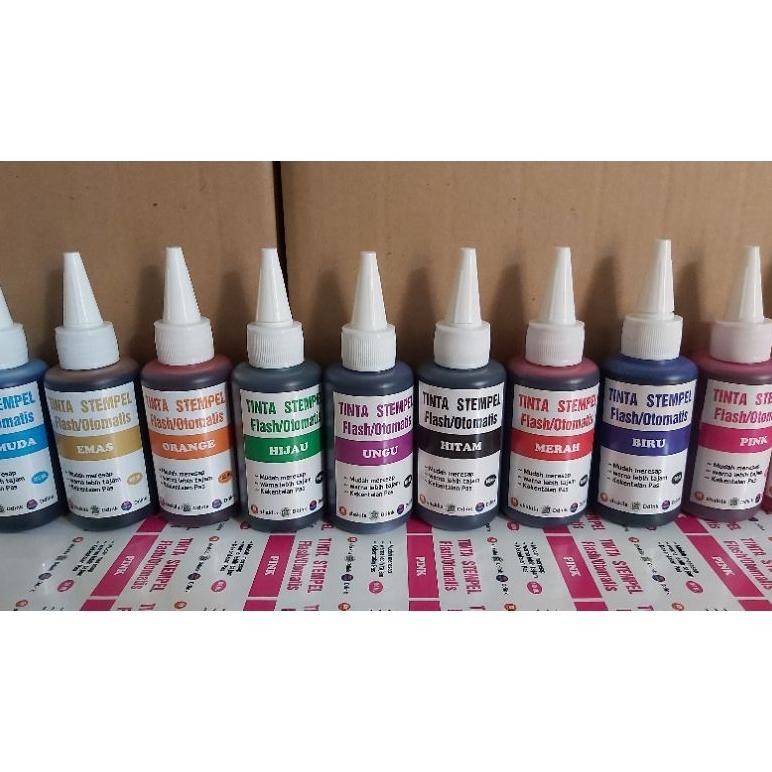 

Flash Sale Tinta Stempel Warna/Flash 100Ml All Variant Warna Best Quality (Media Kertas) Murah