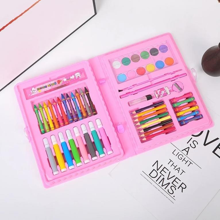 

Hot Crayon Set 68Pcs / Krayon Mewarnai Anak 68Pcs / Pensil Warna Set 68 Pcs / Art Set 68 Pcs / Crayon Set 68 Pcs / Drawing Set 68 Pcs / Set Krayon Mewarnai Dan Melukis Lengkap Dengan Cat Air 8.8