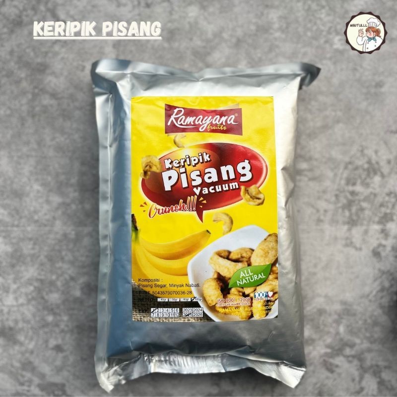 

ANEKA SNACK KERIPIK BUAH NANGKA APEL MANGGA PISANG SALAK NANAS KENTANG FRUITS CHIPS RAMAYANA 50 GRAM