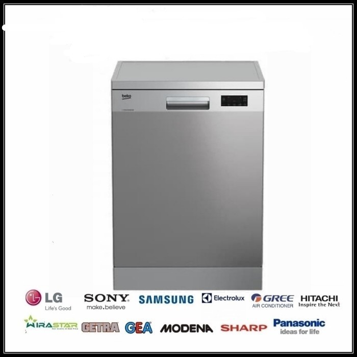 Terbaru Beko Dfn16410X Dishwasher / Mesin Cuci Piring Promo Ready Stok