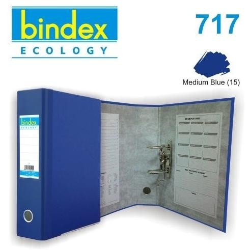 

Ordner Bindex 717 Folio 7cm Standard ( Hitam / Biru ) * ORI *