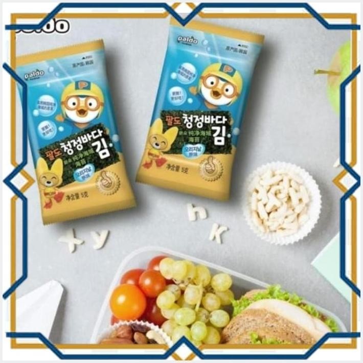 

[IKK] PORORO ROASTED SEAWEED ISI 2PCS X 5GR PALDO NORI RUMPUT LAUT PANGGANG