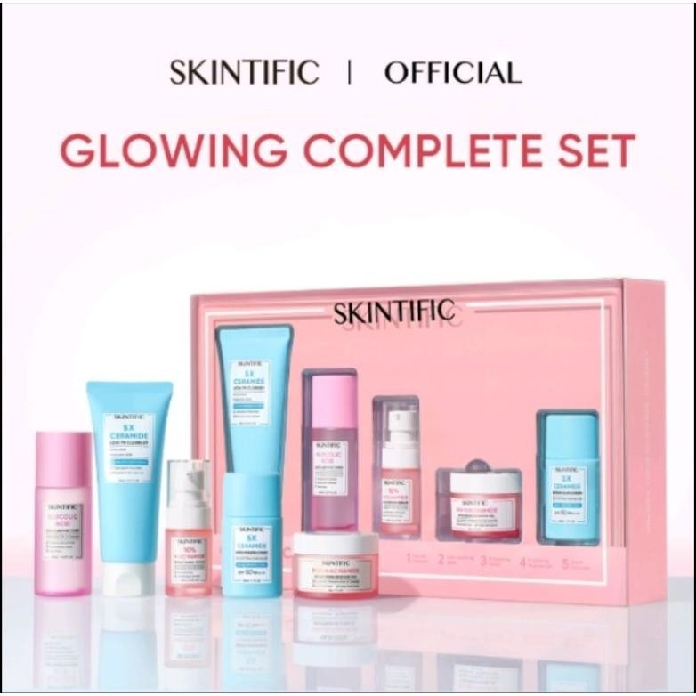 Berkualitas Promo Set Paket Skincare Skintific 5In1 Dark Spot Complete Set Terbaru An85