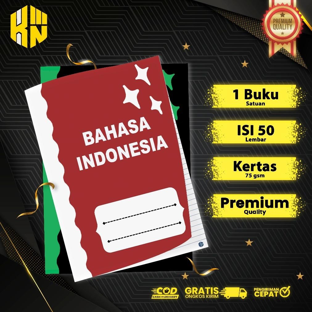 

He13 KEN.IND - Buku Tulis Sekolah Custom MATA PELAJARAN Isi 1 Pcs 50 Lembar/ Buku Tulis Sekolah/ Buku Tulis Anime/ Buku Aesthetic/ Buku Catatan Berkualitas