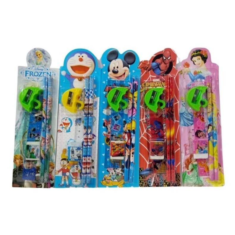 

Me41 Set Alat Tulis Sekolah 5 in 1 Lucu Karakter Souvenir Ulang Tahun Hadiah Giftset Terlaris