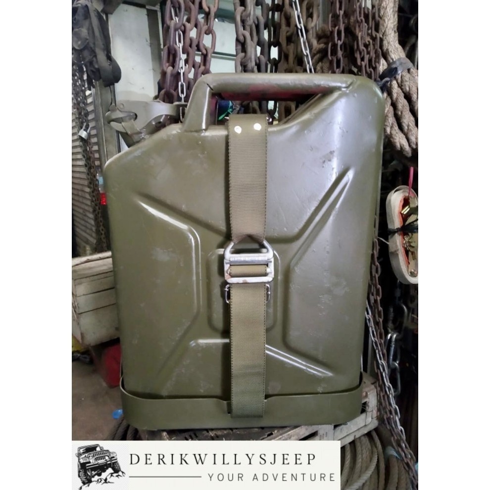 Jerigen Full Set Dudukan Tali Jerigen Mobil Jeep Willys Cj Utility Dll