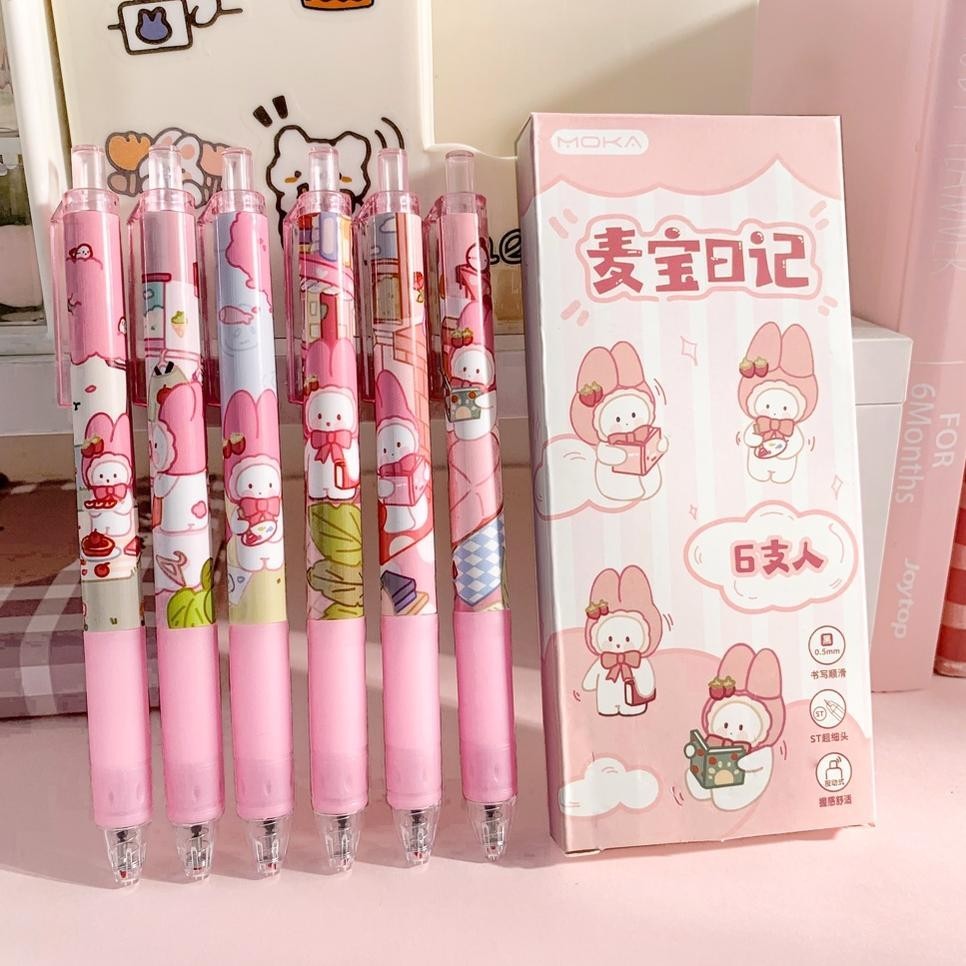 

AZQ-16 PULPEN GEL MEKANIK MOTIF MELODY PINK LUCU / PULPEN GEL MEKANIK ISI 6 PCS FS Murah