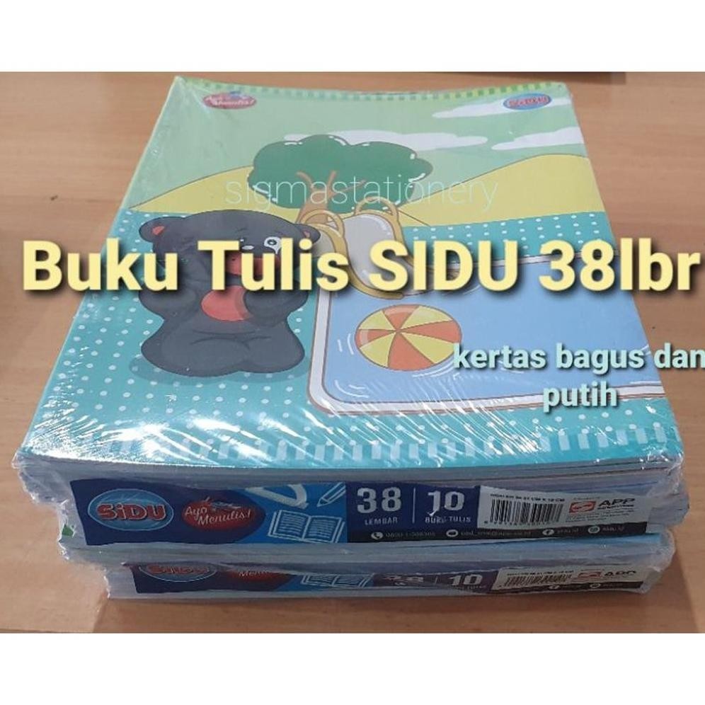 

bas-12 Buku Tulis SIDU isi 38 lembar (PCS) | Buku Tulis Murah untuk Sekolah kualitas terbaik Terlaris