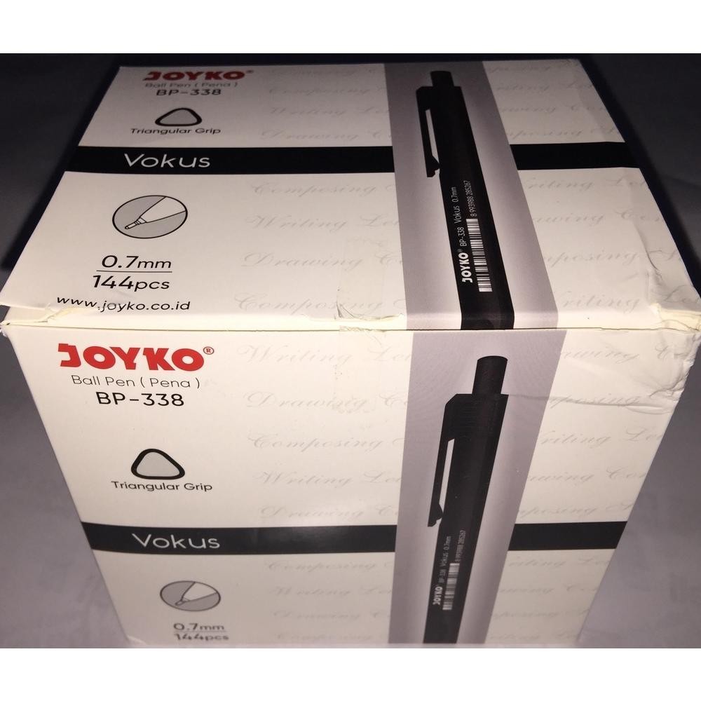 er-79 Pulpen Joyko BP-338 Vokus 0.7 mm (1 Pak Isi 12 Pcs) / Ballpoint Joyko BP-338  / Bolpen Joyko B