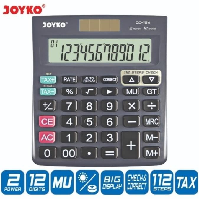 

KALKULATOR CHECK & CORRECT JOYKO CC-15A - Calculator Desktop CC15A