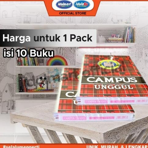 

Special Sale! IDOLMART Buku Tulis Campus Unggul isi 50 Lembar Buku Tulis Sekolah Boxy Sale