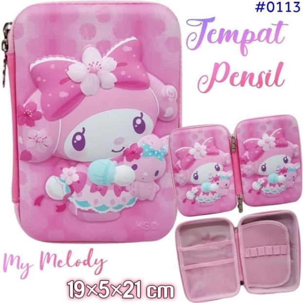 

BISA COD Tempat Pensil Smiggle Kotak Pensil Pencil Case Cinnamoroll Kuromi Hello Kitty My Melody Sanrio EMBOSS sd-67