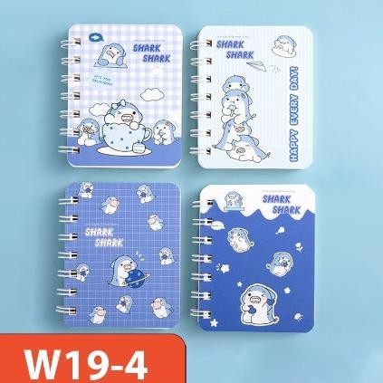 

tre-57 MINI NOTEBOOK SIZE A7 RING / BUKU MINI KARAKTER LUCU ( SATUAN ) Premium