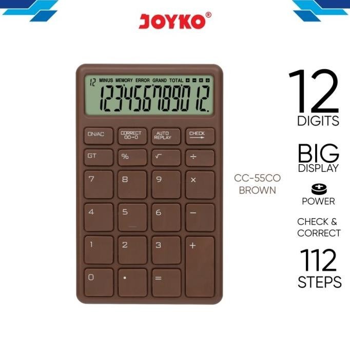 

KALKULATOR CHECK & CORRECT JOYKO CC-55CO - Calculator Desktop COLOR
