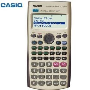 

CASIO FC-100V KAKULATOR KEUANGAN (FINANCIAL)