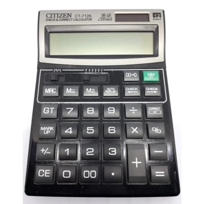 

CITIZEN CT-712K KALKULATOR CHECK CORRECT CALCULATOR DESKTOP CT712K