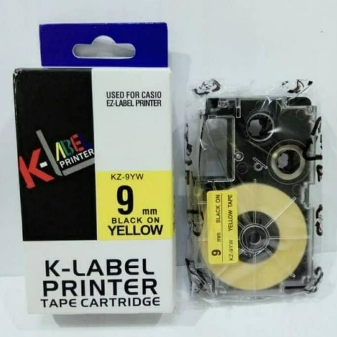

K LABEL Printer 9mm - use Compatible Casio EZ Label Tape 9mm