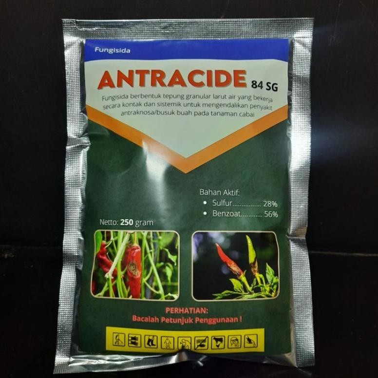 BisaCod Antracide 84 Sg 250 Gram Fungisida Antraknosa / Patek / Cacar / Busuk Buah Original