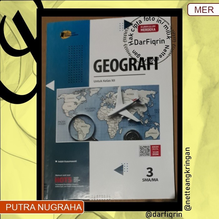LKS Geografi Kelas 12 Semester 1 dan 2-SMA/MA KURMER Kurikulum Merdeka-Putra Nugraha/Hayati/Kharisma